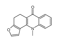 11-methyl-4,5-dihydrofuro[2,3-c]acridin-6-one Structure