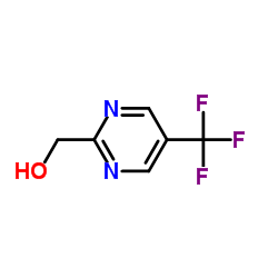 [5-(Trifluoromethyl)-2-pyrimidinyl]methanol结构式