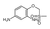 4-(methylsulfonylmethoxy)benzene-1,3-diamine Structure