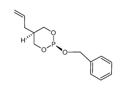 cis-5-allyl-2-benzyloxy-1,3,2-dioxaphosphorinane Structure