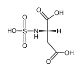 N-sulfo-L-aspartic acid结构式