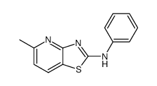 (5-Methyl-thiazolo[4,5-b]pyridin-2-yl)-phenyl-amine Structure