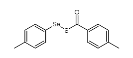 SSe-p-tolyl 4-methylbenzo(selenothioperoxoate) Structure