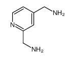 2,4-Pyridinedimethanamine(9CI) structure