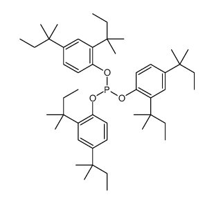 tris[2,4-bis(2-methylbutan-2-yl)phenyl] phosphite Structure