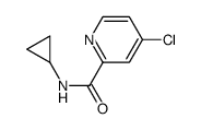 N-Cyclopropyl 4-chloropicolinamide structure