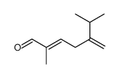 (2Z)-5-isopropyl-2-methylhexa-2,5-dienal Structure