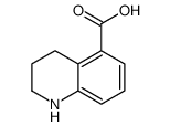 1,2,3,4-四氢喹啉-5-羧酸结构式