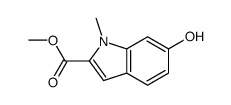 methyl 6-hydroxy-1-methylindole-2-carboxylate Structure