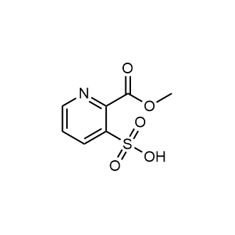 2-(甲氧羰基)吡啶-3-磺酸结构式