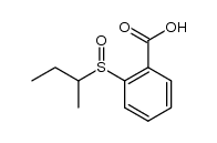 2-(2-butylsulphinyl)benzoic acid structure