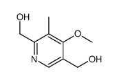 2,5-Dihydroxymethyl-4-methoxy-3-methylpyridine structure