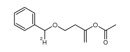 4-(phenylmethoxy-d)but-1-en-2-yl acetate Structure