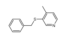 3-(benzylsulfanyl)-4-methylpyridine结构式