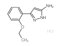 5-(2-乙氧基苯基)-1H-吡唑-3-胺盐酸盐结构式