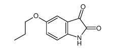 5-propoxyindoline-2,3-dione Structure