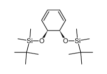 (5R,6S)-5,6-bis((tert-butyldimethylsilyl)oxy)cyclohexa-1,3-diene结构式