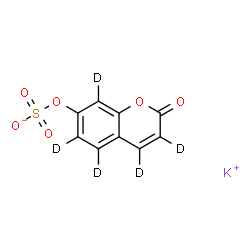 7-羟基香豆素-d5硫酸钾盐图片