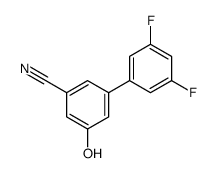 3-(3,5-difluorophenyl)-5-hydroxybenzonitrile结构式