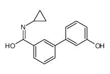 N-cyclopropyl-3-(3-hydroxyphenyl)benzamide Structure