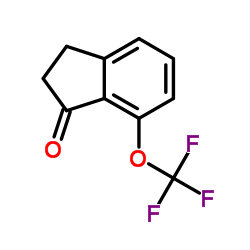 7-(Trifluoromethoxy)-1-indanone Structure