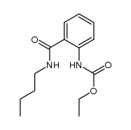 2-ethoxycarbonylamino-N-butylbenzamide结构式