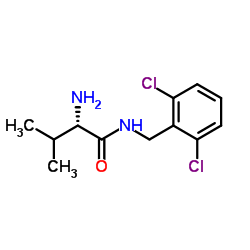 N-(2,6-Dichlorobenzyl)-L-valinamide结构式