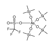 [tetrakis(trimethylsilyloxy)-λ5-arsanyl] trifluoromethanesulfonate Structure