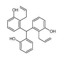 3-[(2-hydroxyphenyl)-(3-hydroxy-2-prop-2-enylphenyl)methyl]-2-prop-2-enylphenol Structure