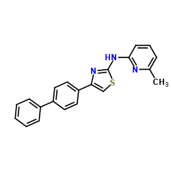 4-([1,1'-biphenyl]-4-yl)-N-(6-methylpyridin-2-yl)thiazol-2-amine Structure