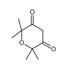 2,2,6,6-tetramethyloxane-3,5-dione Structure