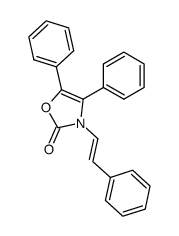 3-((E)-(2-phenylethenyl))-4,5-diphenyl-2(3H)oxazolone Structure