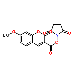 2,5-DIOXOPYRROLIDIN-1-YL 7-METHOXY-2-OXO-2H-CHROMENE-3-CARBOXYLATE picture