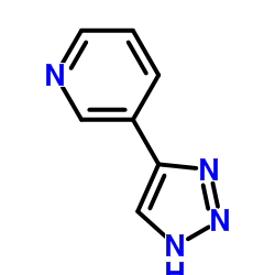 Pyridine, 3-(2H-1,2,3-triazol-4-yl)- (9CI)结构式