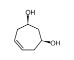 cyclohept-5-en-cis-1,3-diol Structure