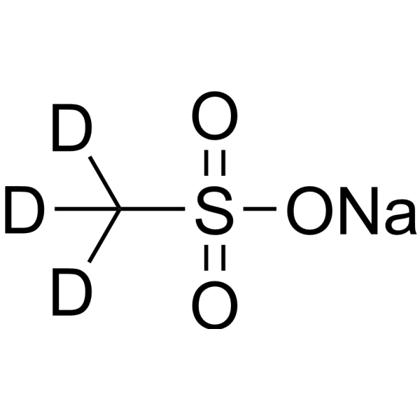 Sodium methanesulfonate-d3结构式