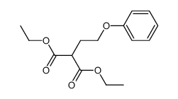 diethyl 2-phenoxyethyl-propanedioate Structure