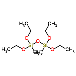 1,1,3,3-四乙氧基-1,3-二甲基二硅氧烷结构式