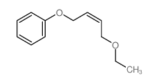 [(Z)-4-ethoxybut-2-enoxy]benzene结构式