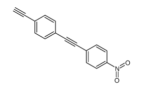 1-ETHYNYL-4-((4-NITROPHENYL)ETHYNYL)BENZENE Structure