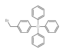 [4-(bromomethyl)phenyl]-triphenyl-silane结构式