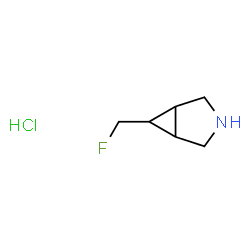 6-(Fluoromethyl)-3-azabicyclo[3.1.0]Hexane hydrochloride Structure