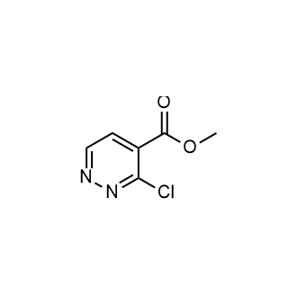 3-氯哒嗪-4-羧酸甲酯结构式