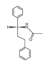 (1R)-(+)-N-[1-phenyl-(3-phenylpropyl)]acetamide Structure