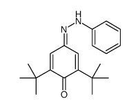 2,6-ditert-butyl-4-(phenylhydrazinylidene)cyclohexa-2,5-dien-1-one Structure