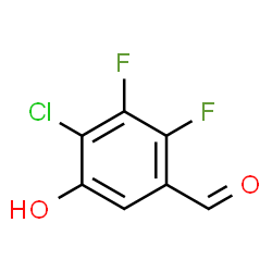 4-Chloro-2,3-difluoro-5-hydroxybenzaldehyde Structure