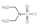 Diethylsulfamoyl chloride structure