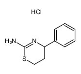 4-phenyl-5,6-dihydro-4H-[1,3]thiazin-2-ylamine, hydrochloride Structure