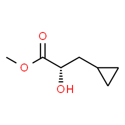 (S)-Methyl 3-cyclopropyl-2-hydroxypropanoate structure