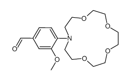 4-formyl-2-methoxyphenylaza-15-crown-5 Structure